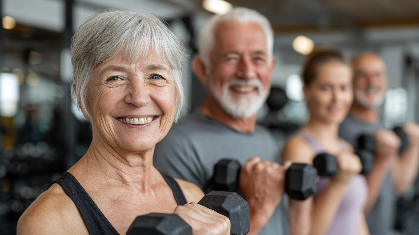 Група людей виконує вправи з правильною технікою в комфортному темпі